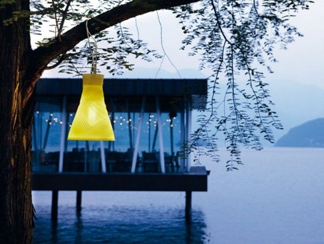 Trädgårdslampor-silikon hängande ljus-BELL Lombardo designlampor