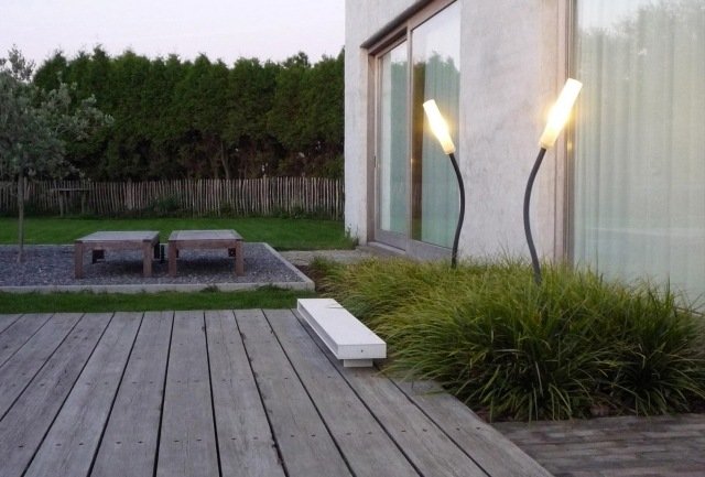 Dekorativa trädgårdsbelysning-lysdioder-stålram-plöjare-stift tossb