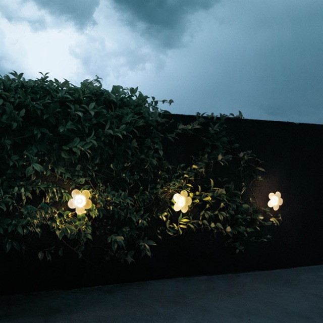 Led-lampor-utomhusområde selektivt-väggblommor flos-marcel vandrar design