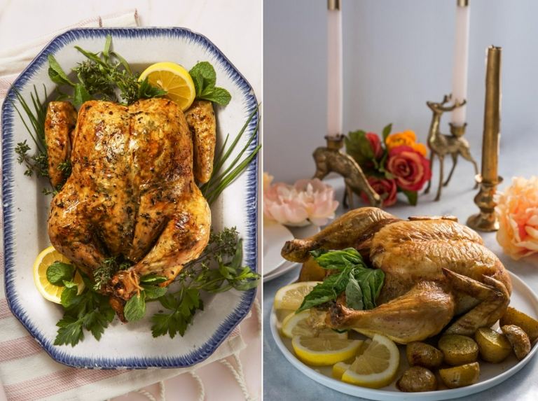 Laga kyckling för en romantisk middag för två eller en söndagsmiddag med familjen