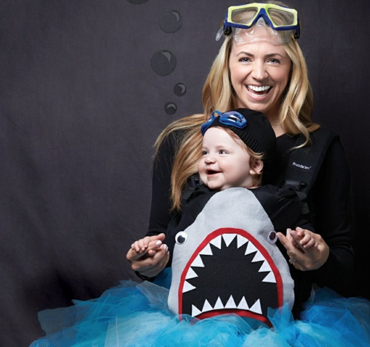 diy halloween barn förklädnad haj djur kostymer idéer