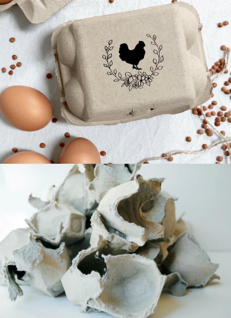 äggkartong tinker påsk återvinning DIY miljövänligt pappersmaterial