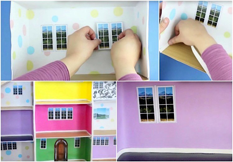 skokartong-tinker-barn-hus-dock-fönster-bilder-lim