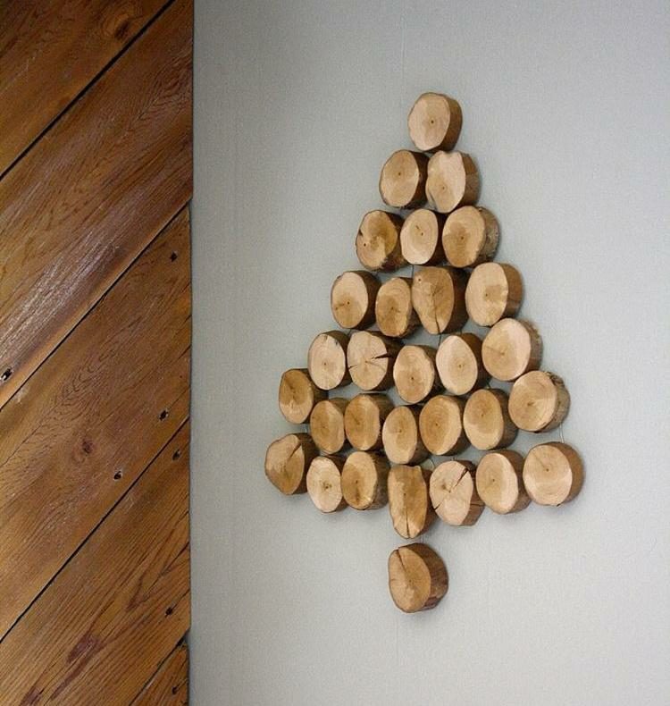 trä-tinker-jul-jul-träd-trä-skivor-vägg-design