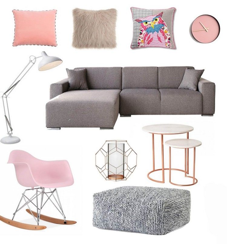 trend-färger-2016-vardagsrum-grå-soffa-ros-tillbehör