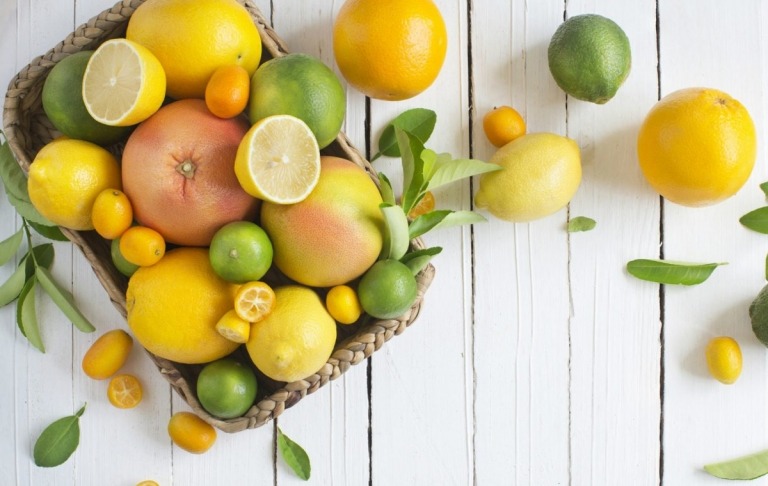 Åtgärd för hösnuva Orange Citron Grapefrukt Citrusfrukter