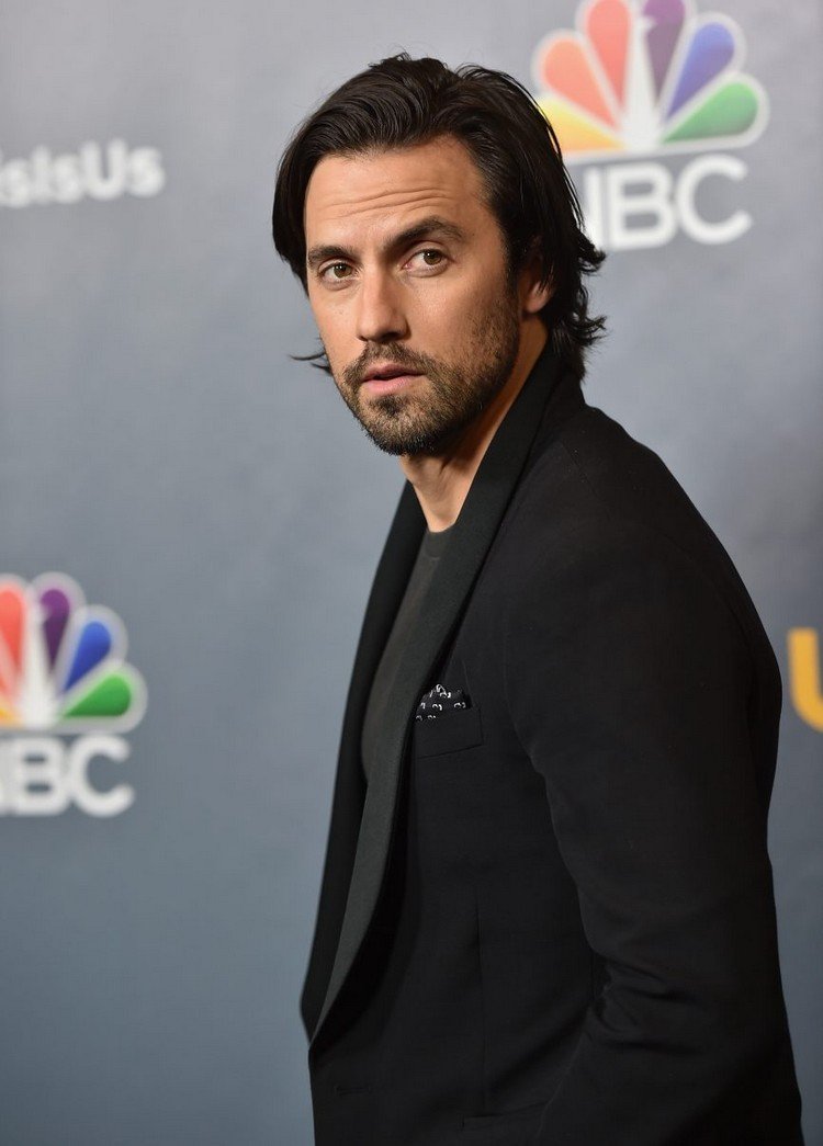 medellång frisyr män sidoseparering milo ventimiglia