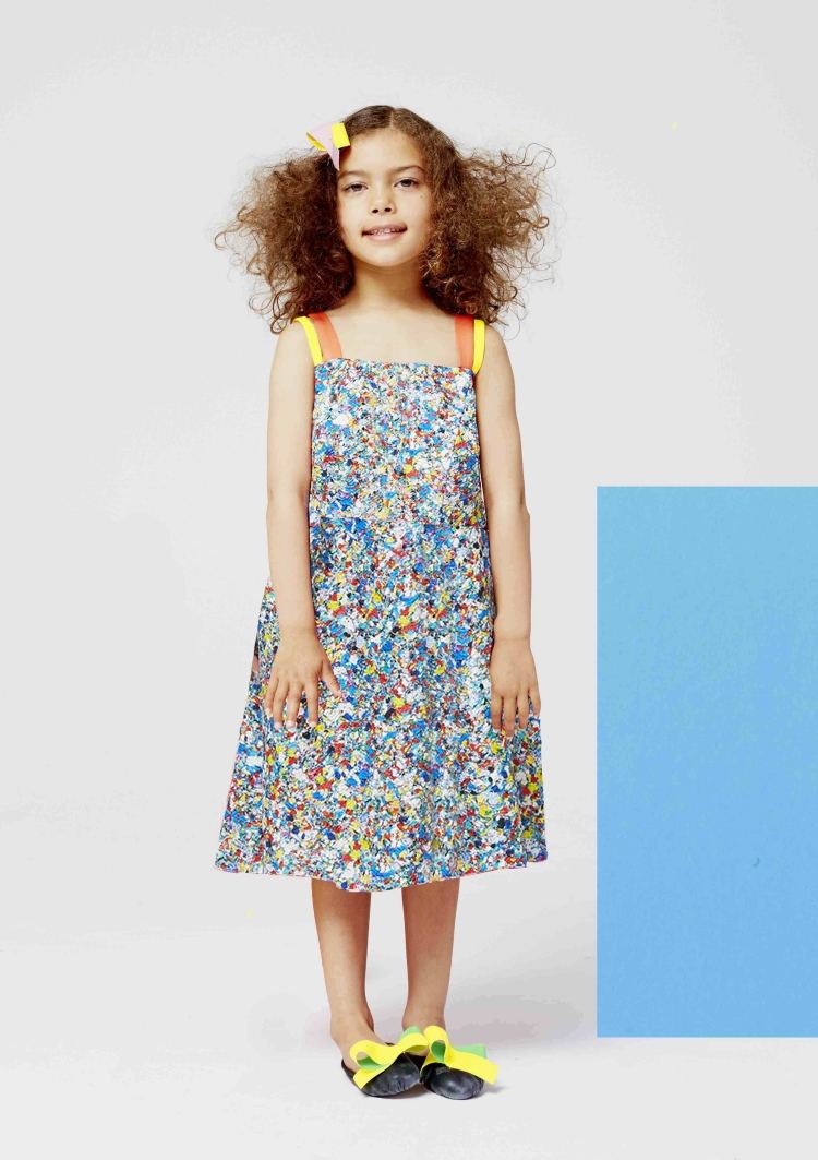 mode-små-tjejer-vår-sommar-2015-roksanda-sommar-klänning-blommönster