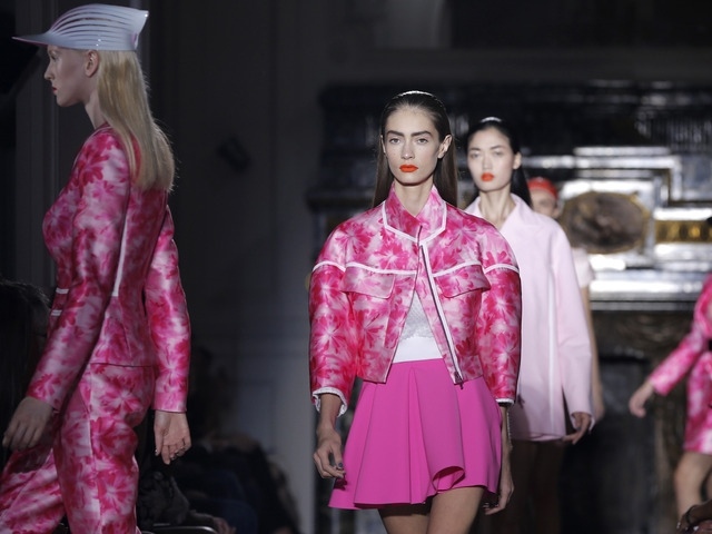 Färgtrend 2014 rosa-rosa-vita kombinationer modeshower