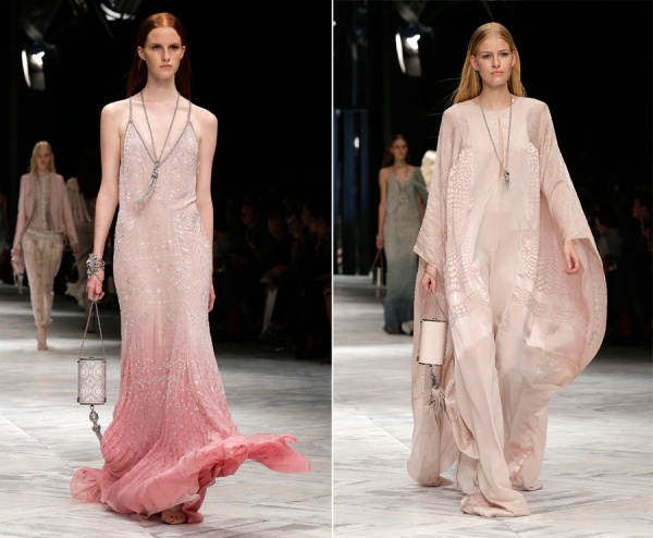 modetrender 2014 rosa klänningar elegant outfit