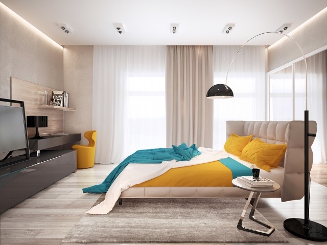 3d-visualiserad-interiör-arkitektur-färg-kombination-beige-blå-äggula