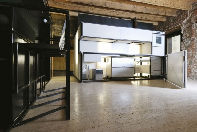 inbyggt kök vit integrerad belysning underskåp svängdörr med ledade inbyggda vitvaror