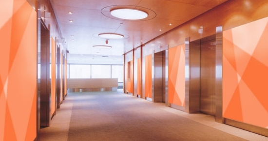 moderna akustiska väggpaneler från tela design orange