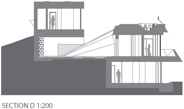 modern arkitektur och design kvinna man ritningar