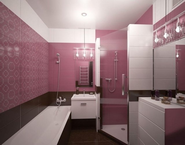 litet-badrum-design-kakel-idéer-rosa-brun