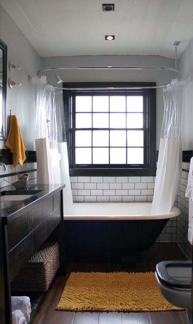 modern badrumsdesign -kakel-litet-badrum-svart-gult-fönster