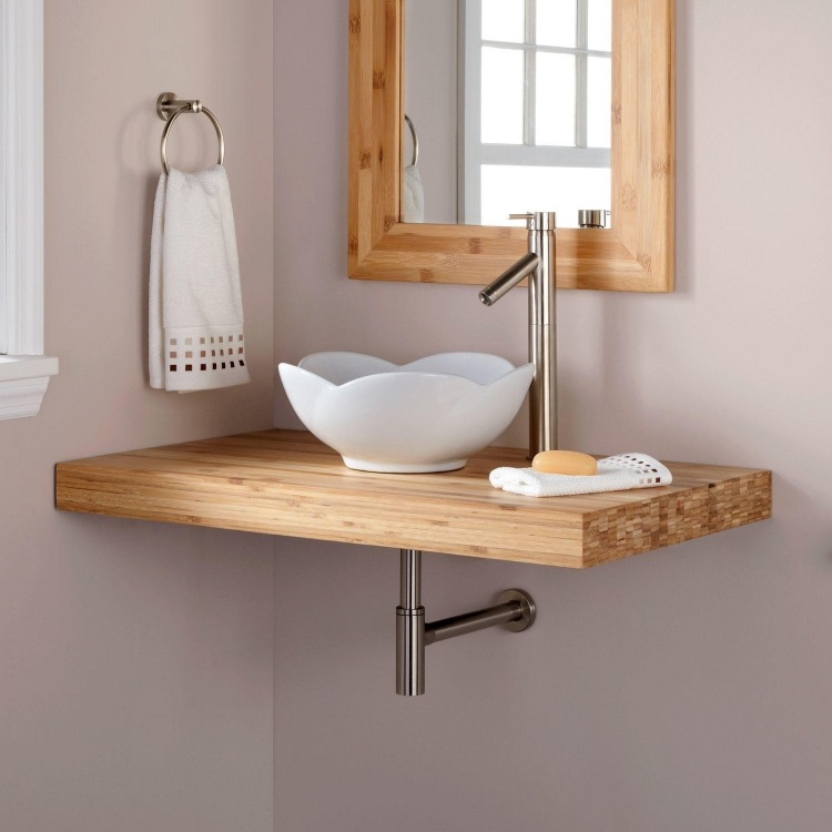 badrumsmöbler-bambu-modern-tvätt-topp-tvättställ-bänkskiva-handfat-spegel-kran