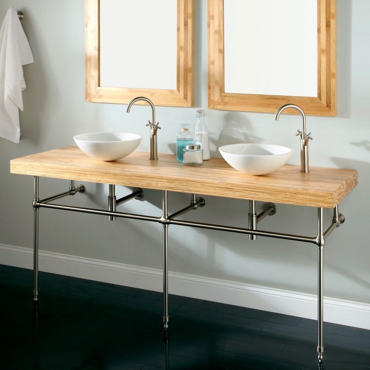 badrum-möbler-bambu-modern-tvätt-topp-handfat-enkla beslag-externa tvättställ-rund-vit
