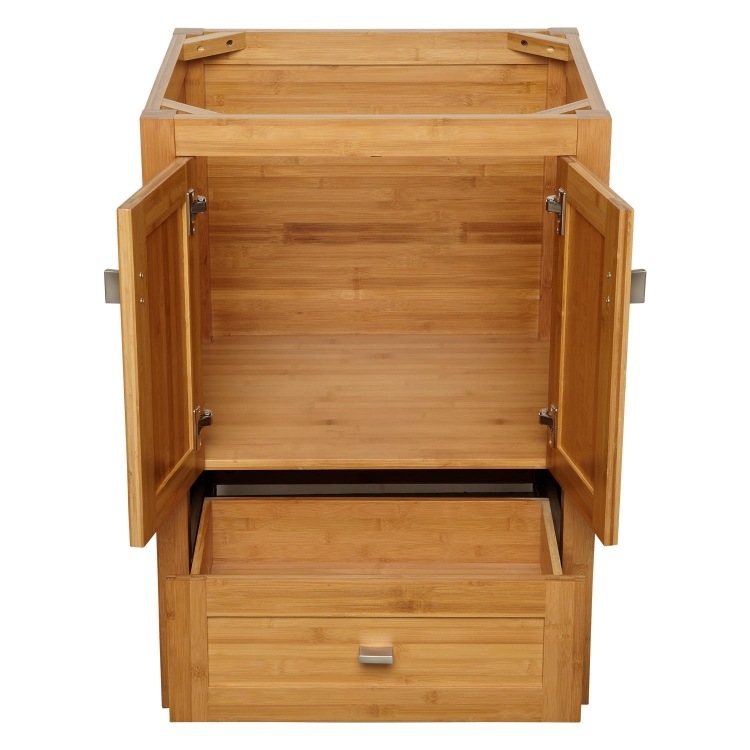 badrum-möbler-bambu-moderna-idéer-fåfänga-öppna-låda-skåp-dörrar-trä