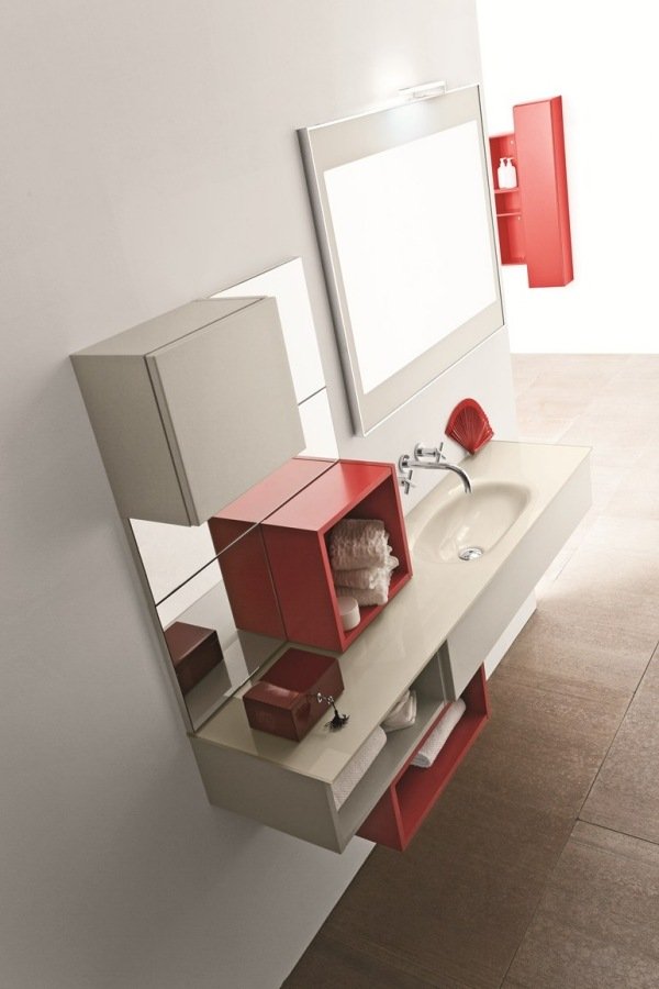 Badrumsmöbler av hög kvalitet-RAB-hyllor i Italien RAB-serien