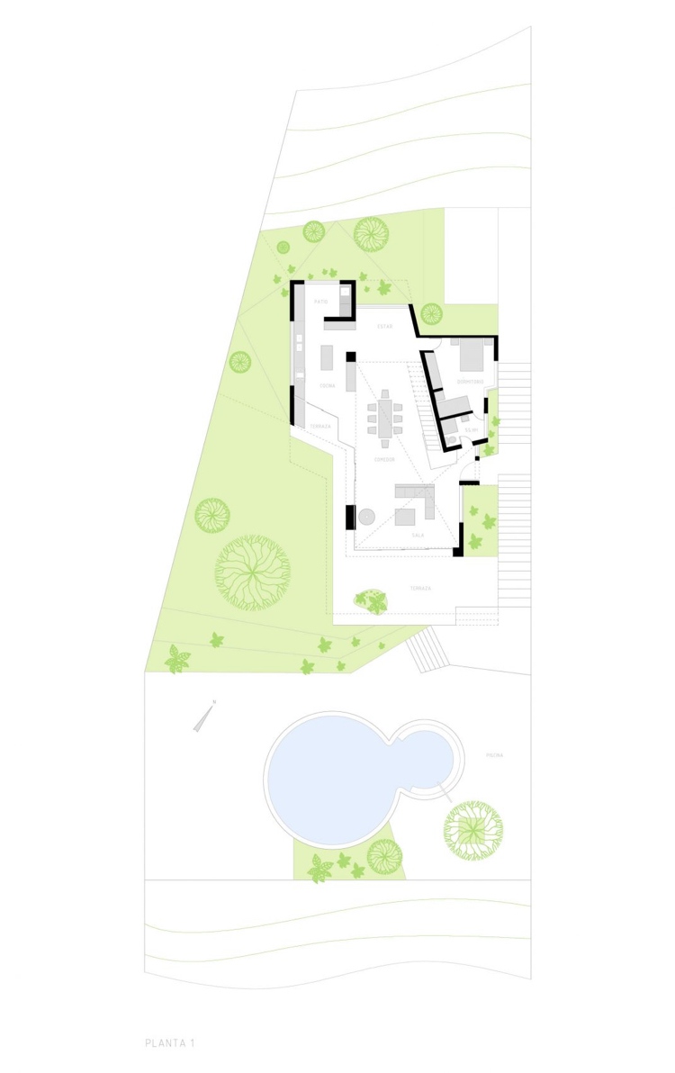 modern-konstruktion-hus-plan-layout-tomt-pool