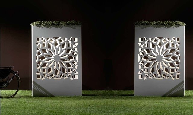 moderna blomkrukor metallbelysning BLOEM BYSTEEL