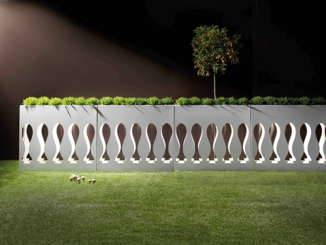 planteringsljus rumsdelare balustrade look BALAU Giorgia Brusemini