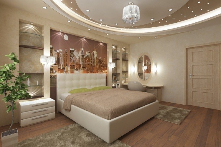 tak design modern glamour lampor design ros möbler fototapet