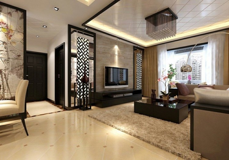 takdesign modern plädmönster vit lampdesignpaneler orientalisk
