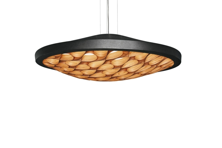design-lampor-lampor-runda-svart-trä-faner-remsor-körsbär