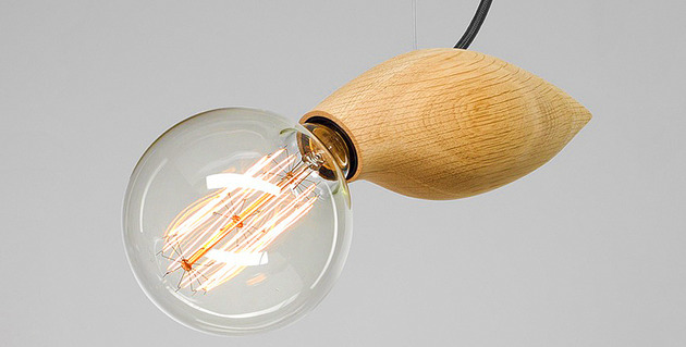 modernt hängande ljus trä glödlampa trä jangir maddadi