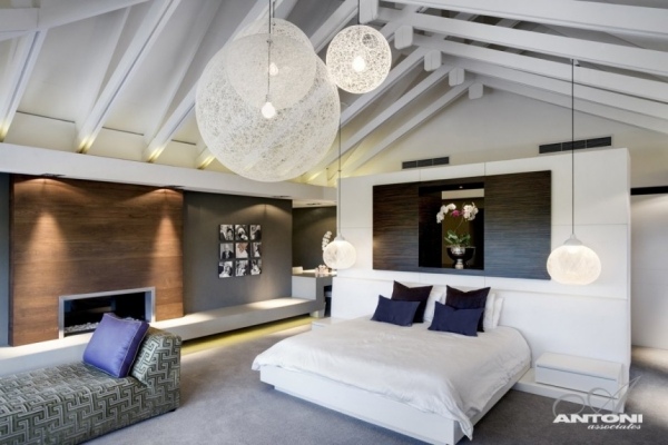 globe ljuskrona modern designer lägenhet i Kapstaden