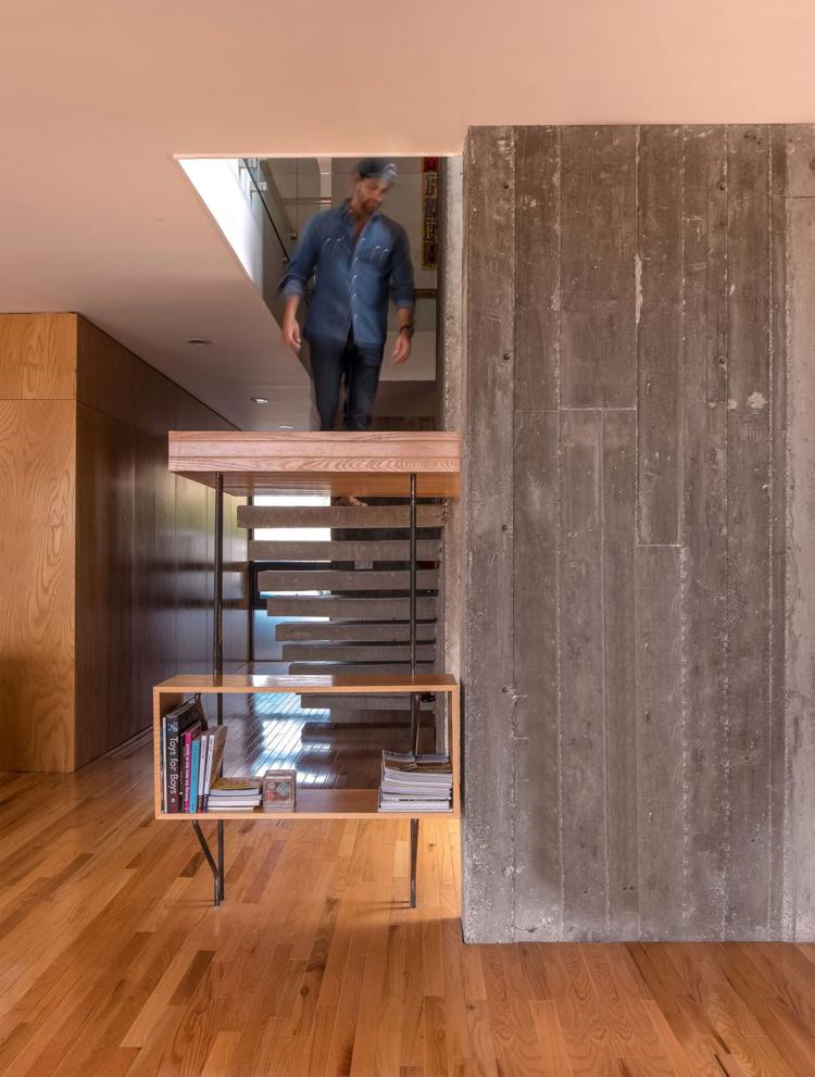 arkitektens hus-hall-interiör-modern-betong-parkettgolv