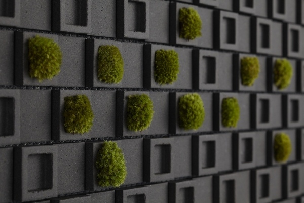 Innovativa plattor av porslin av stengods-svart Dent-Cube-serie