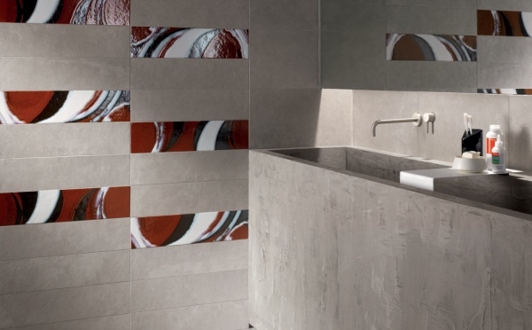 Blanda badrumsmöbler design väggplattor-betongkeramik