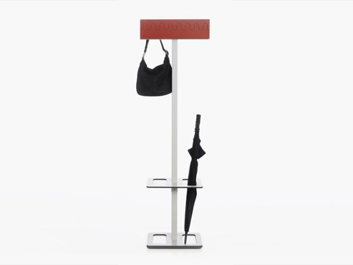 Modern-hall-garderob-paraplyställ-lackerad-fristående-kompakt laminat