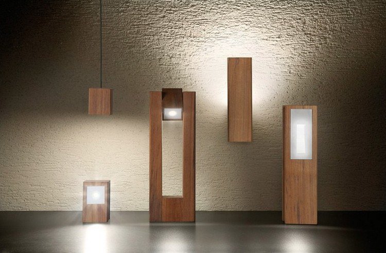 modern-trädgård-belysning-utomhus-ljus-teak-LEGNO-STYLE-60Q-360 ° -Lombardo