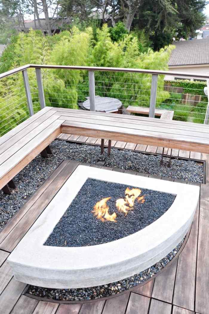 modern-trädgård-design-hörn-öppen spis-för-terrass-balkong-gjuten betong