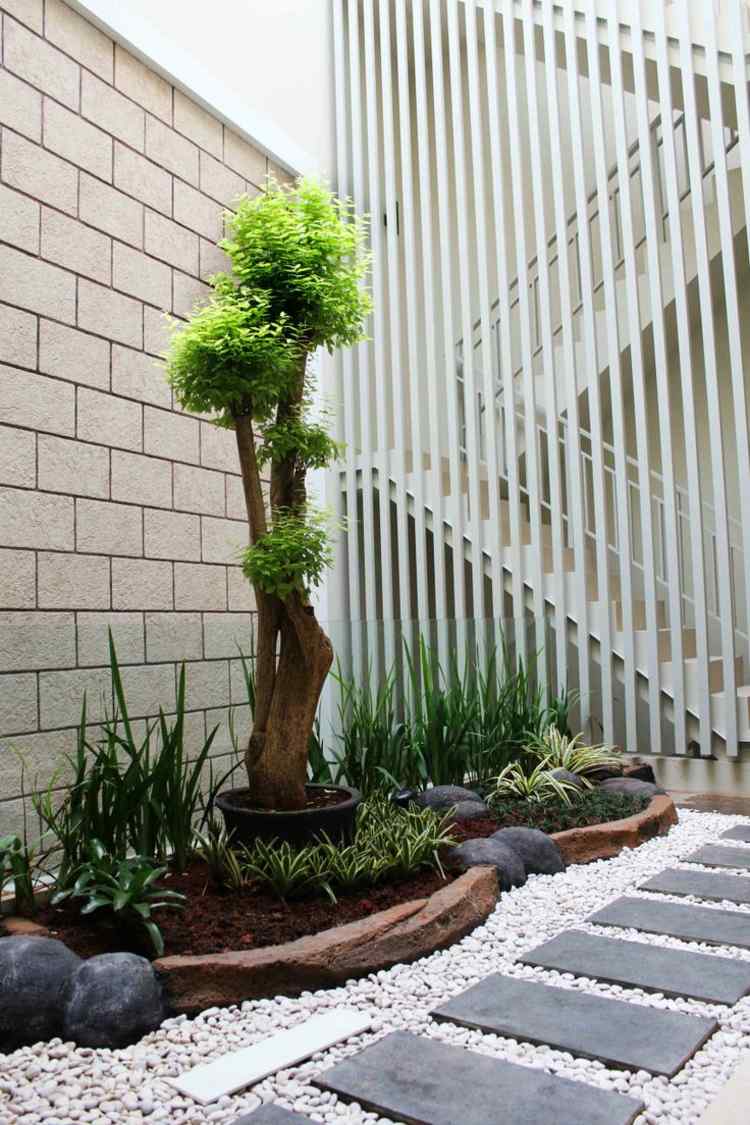 modern-trädgård-design-med-stenar-minimalistisk-säng-träd-grus-vit