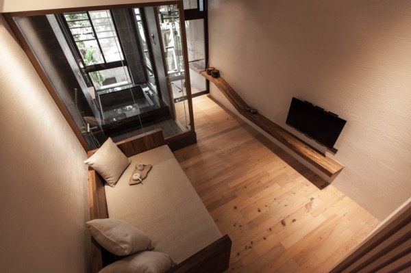 husinredning trendig arkitektur japanska soffdekorationselement