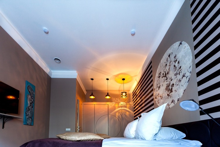 modern inredning design sovrum belysning ledde idéer