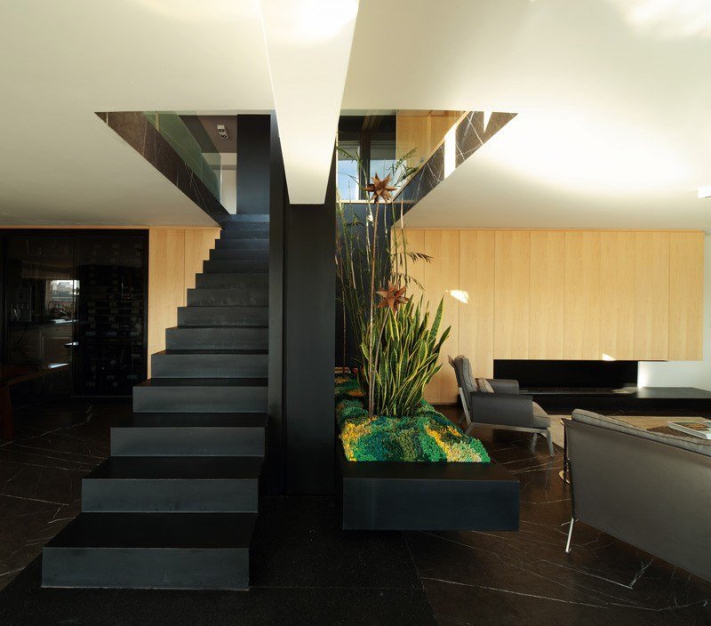 Modern-interiör-trappor-design-mörkt-trä-Remy-Arquitectos