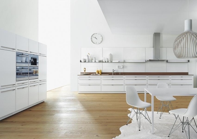 moderna kök vitt öppet kök design Forster
