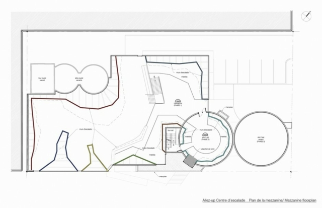 Klätterväggssilos detaljerad planritning se ovan