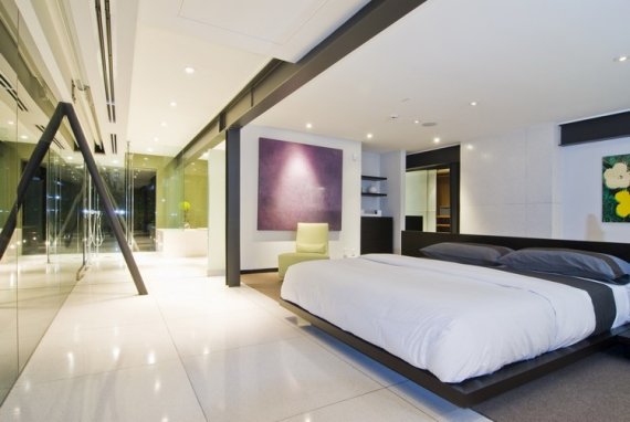 loft lägenhet bader hus sovrum med utsikt