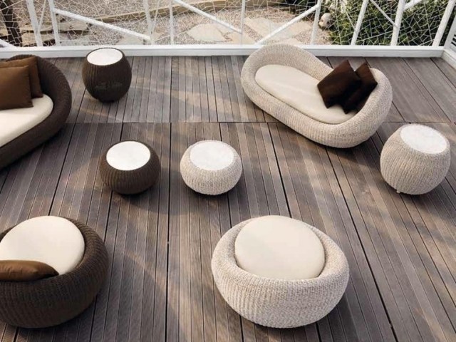 lounge utemöbler polyrattan soffa lounge pall sidobord