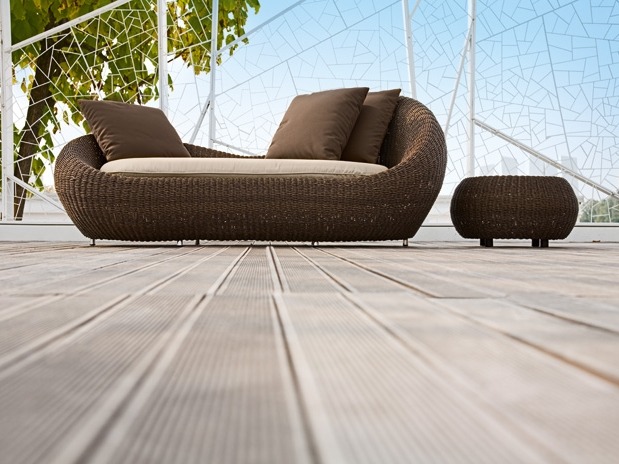 utemöbler polyrattan italien soffa ottoman 2 sits