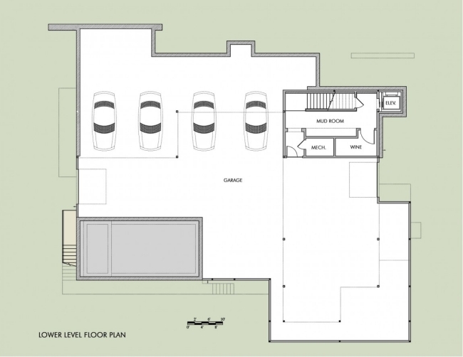 Bottenplan distribution-Hill Country Residence texas