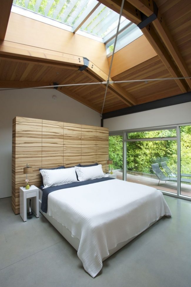 takfönster sovrum Southlands modernt flerfamiljshus i Vancouver