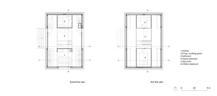husplan planlösning ett-rums hus